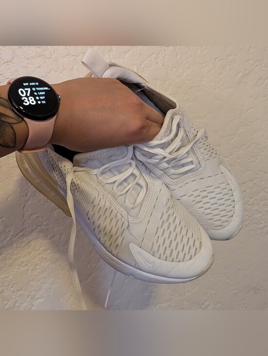 Nike Shoes - Nike White Air Max 270 Size 6
